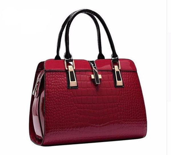 Elegant Alligator Leather Handbag