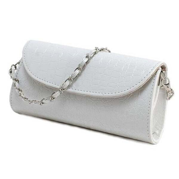 Crocodile Pattern Clutch Bag